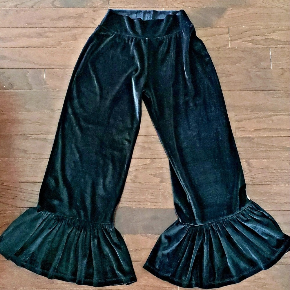 Matilda Jane velour holiday ruffles